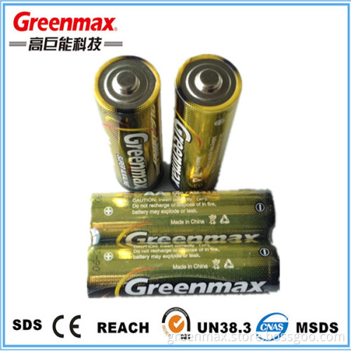 Most popular non-rechargeable alkaline 1.5v battery lr6